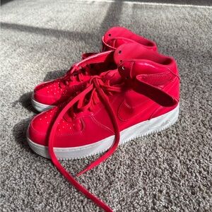 Nike Bold pink Sneakers with White Sole limited edition